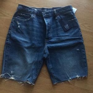 Gap Denim HIGH Rise Bermuda Short